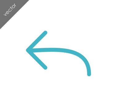 sol navigasyon ok simgesi