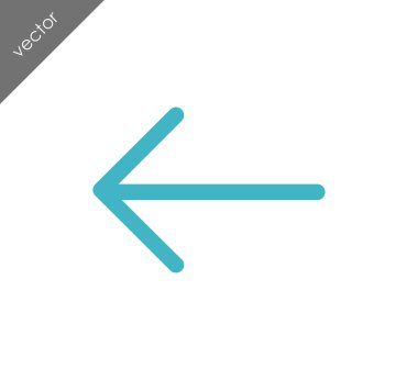 sol navigasyon ok simgesi