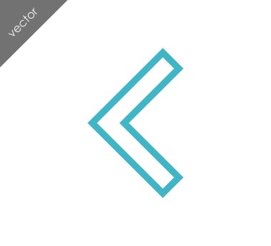 sol navigasyon ok simgesi