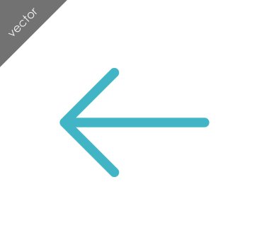 sol navigasyon ok simgesi