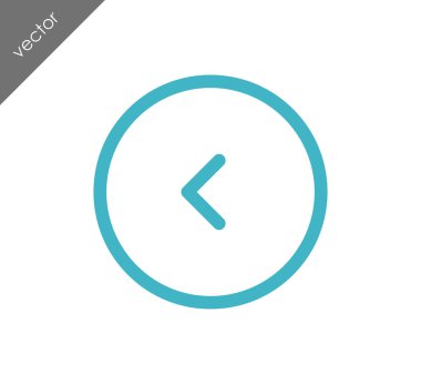 sol navigasyon ok simgesi