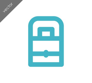 Tasarım çanta simgesinin 