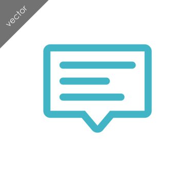 Sohbet simgesi tasarım