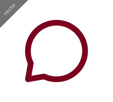 Düşünce balonu simgesinin