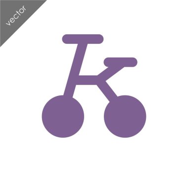 Bisiklet basit simgesi