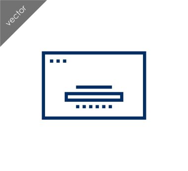 tarayıcı düz simgesi