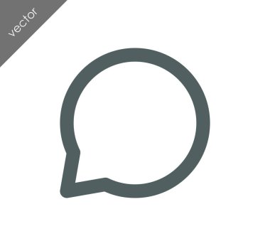 Düşünce balonu simgesinin