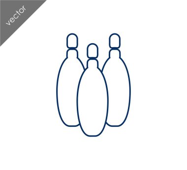 Bowling skittles simgesi