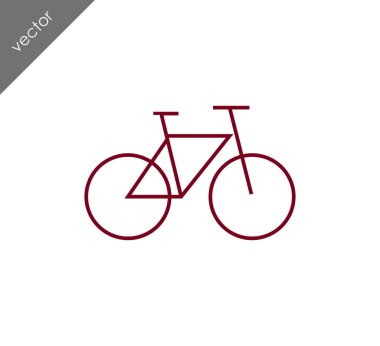 Bisiklet basit simgesi