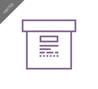 Arşiv kutusu simgesi