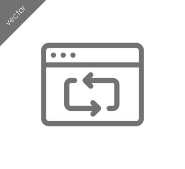 Yeniden yükle web sayfası simgesi 