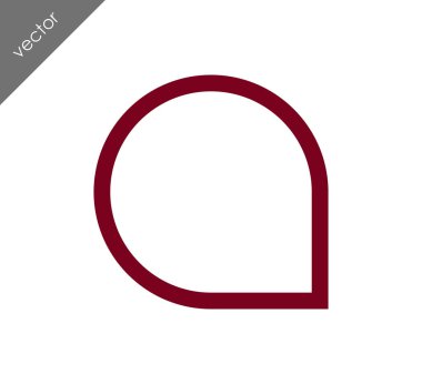 Düşünce balonu simgesinin