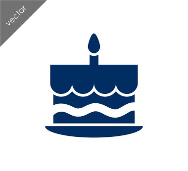 doğum günü pastası simgesi