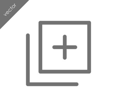 Simge ile artı işareti sembol Ekle