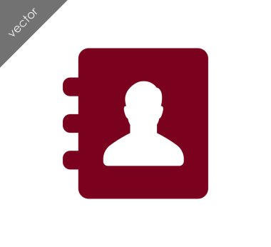 Telefon rehberi simgesi.