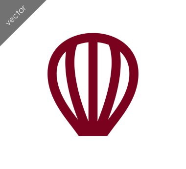 Sıcak hava balonu simgesi
