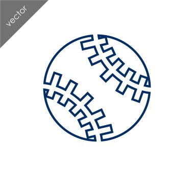 Beyzbol simgesi, illüstrasyon 