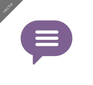 Metin balonu simgesinin