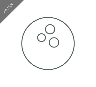 Bowling topu simgesi