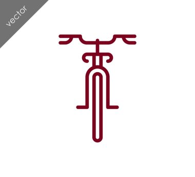 Bisiklet basit simgesi