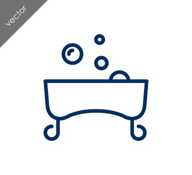 Lüks küvet simgesi