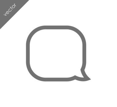 Düşünce balonu simgesinin