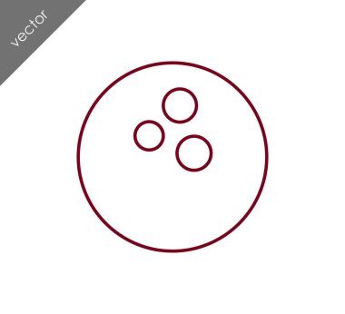 Bowling topu simgesi