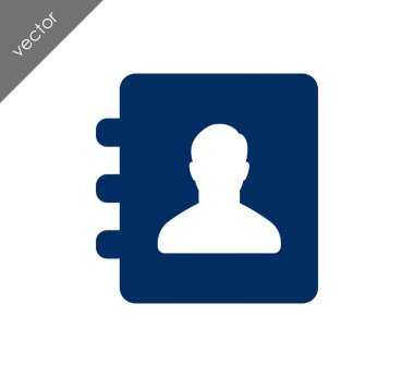 Telefon rehberi simgesi.