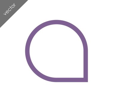 Düşünce balonu simgesinin