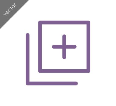 Simge ile artı işareti sembol Ekle