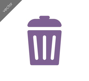 çöp kutusu simgesini