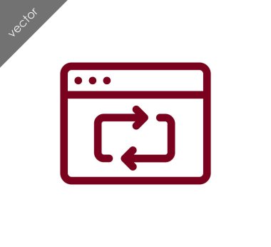 Yeniden yükle web sayfası simgesi 