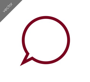 Düşünce balonu simgesinin