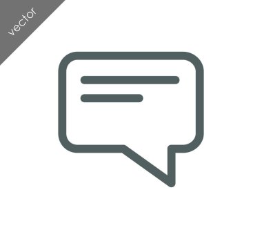 Metin balonu simgesinin