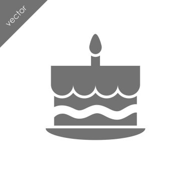 doğum günü pastası simgesi