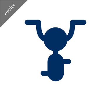 Bisiklet basit simgesi