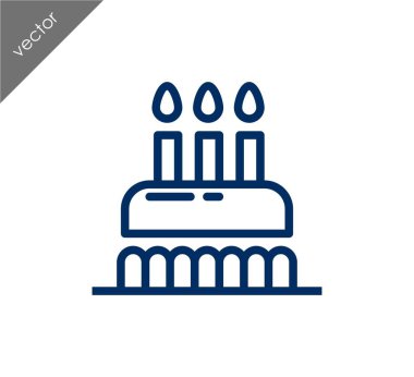 doğum günü pastası simgesi