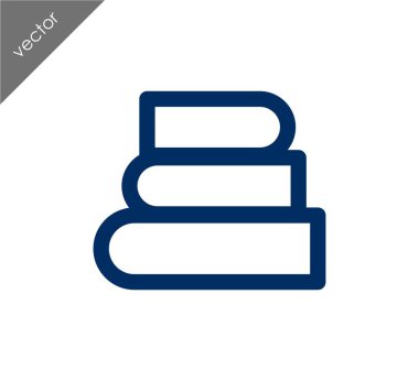 Kitap Düz Simgesi