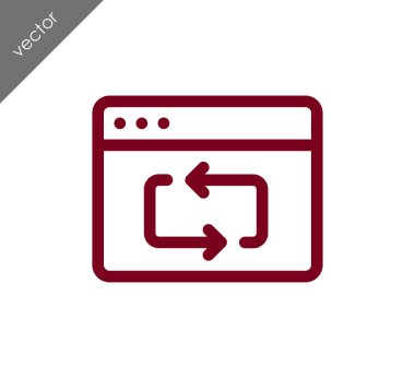Yeniden yükle web sayfası simgesi 