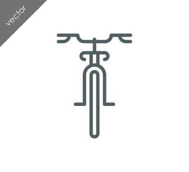 Bisiklet basit simgesi