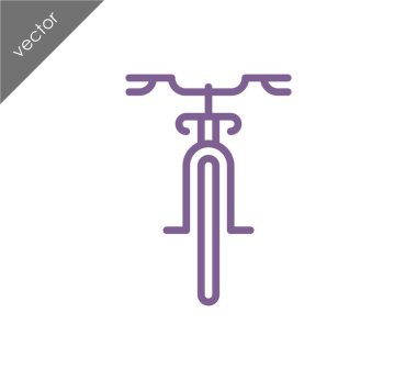 Bisiklet basit simgesi