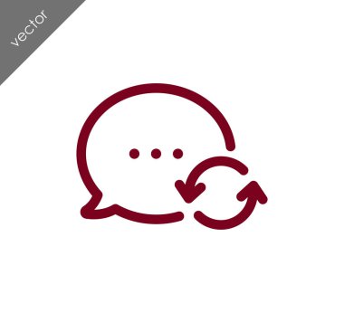Sohbet simgesi tasarım