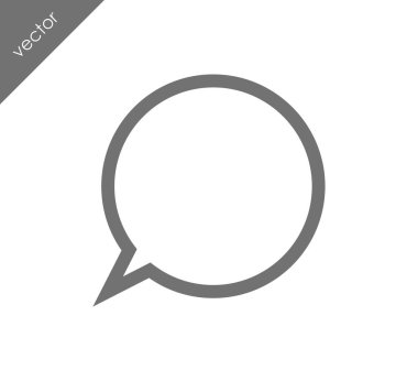 Düşünce balonu simgesinin