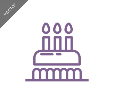 doğum günü pastası simgesi