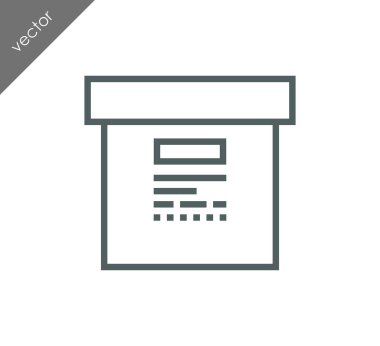 Arşiv kutusu simgesi