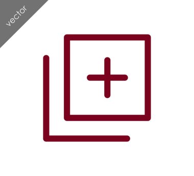 Simge ile artı işareti sembol Ekle