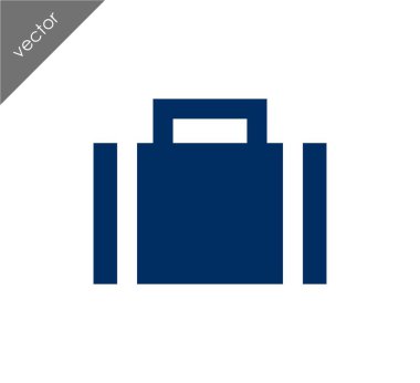 Evrak Çantası Düz Simgesi