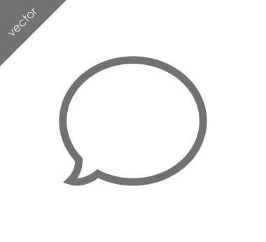 Düşünce balonu simgesinin