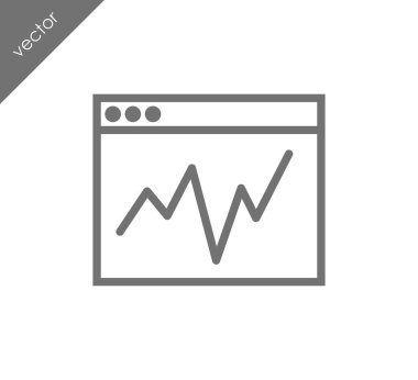 tarayıcı düz simgesi