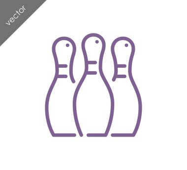 Bowling skittles simgesi
